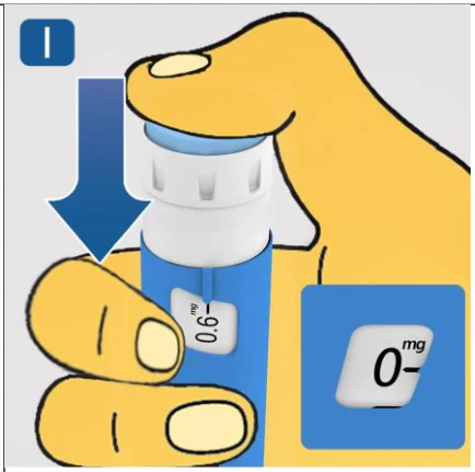 A cartoon hand holding a blue and white container

Description automatically generated