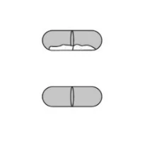 A close-up of a pill

Description automatically generated 