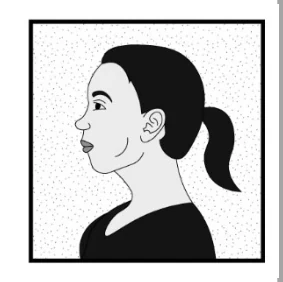 A profile of a person

Description automatically generated 