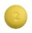 A yellow circle with a number on it
Description automatically generated