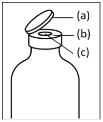 A black and white drawing of a bottle

Description automatically generated
