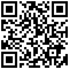 A qr code with black squares

Description automatically generated