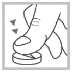 A cartoon of a foot and a coin
Description automatically generated