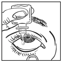 A hand pouring a drop of liquid into a eye

Description automatically generated