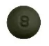 A close-up of a black ball
Description automatically generated