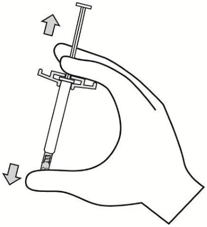 A hand holding a syringe
Description automatically generated