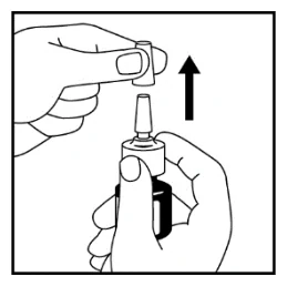 A black and white illustration of hands holding a bottle

Description automatically generated 